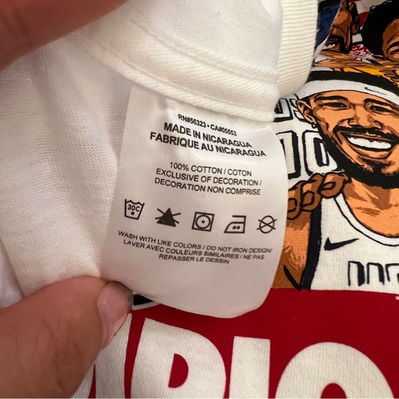 ✔️NWT✔️ NIKE Team USA Golden State Warriors Champions 2024 Paris France Tee - Picture 5 of 5